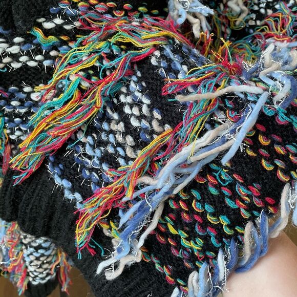 Boutique Brand The Ol Razzle Dazzle Tassel Sweater XL - Picture 8 of 13